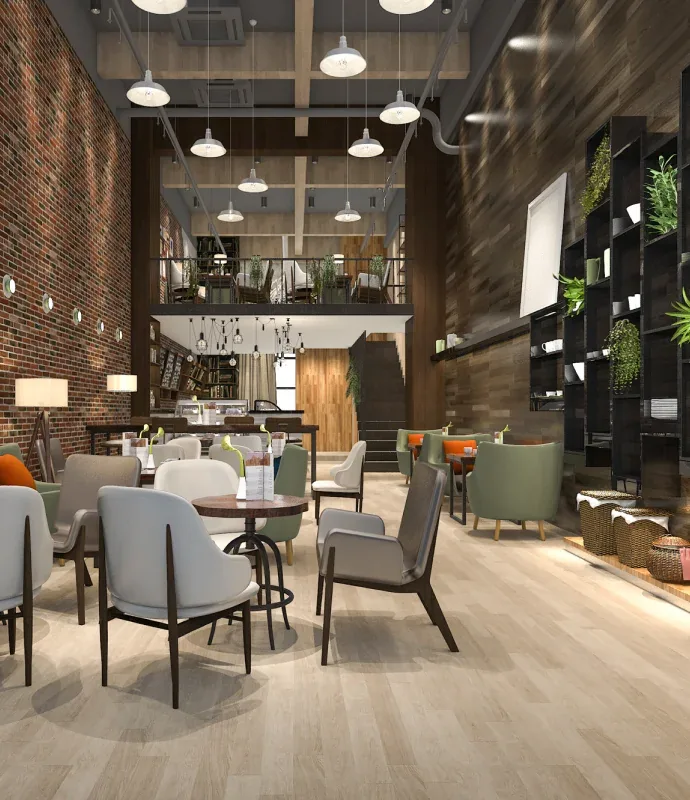 Experion Cascades — clubhouse café and dining